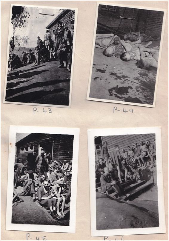 Images of Mauthausen inmates from an SS photo album